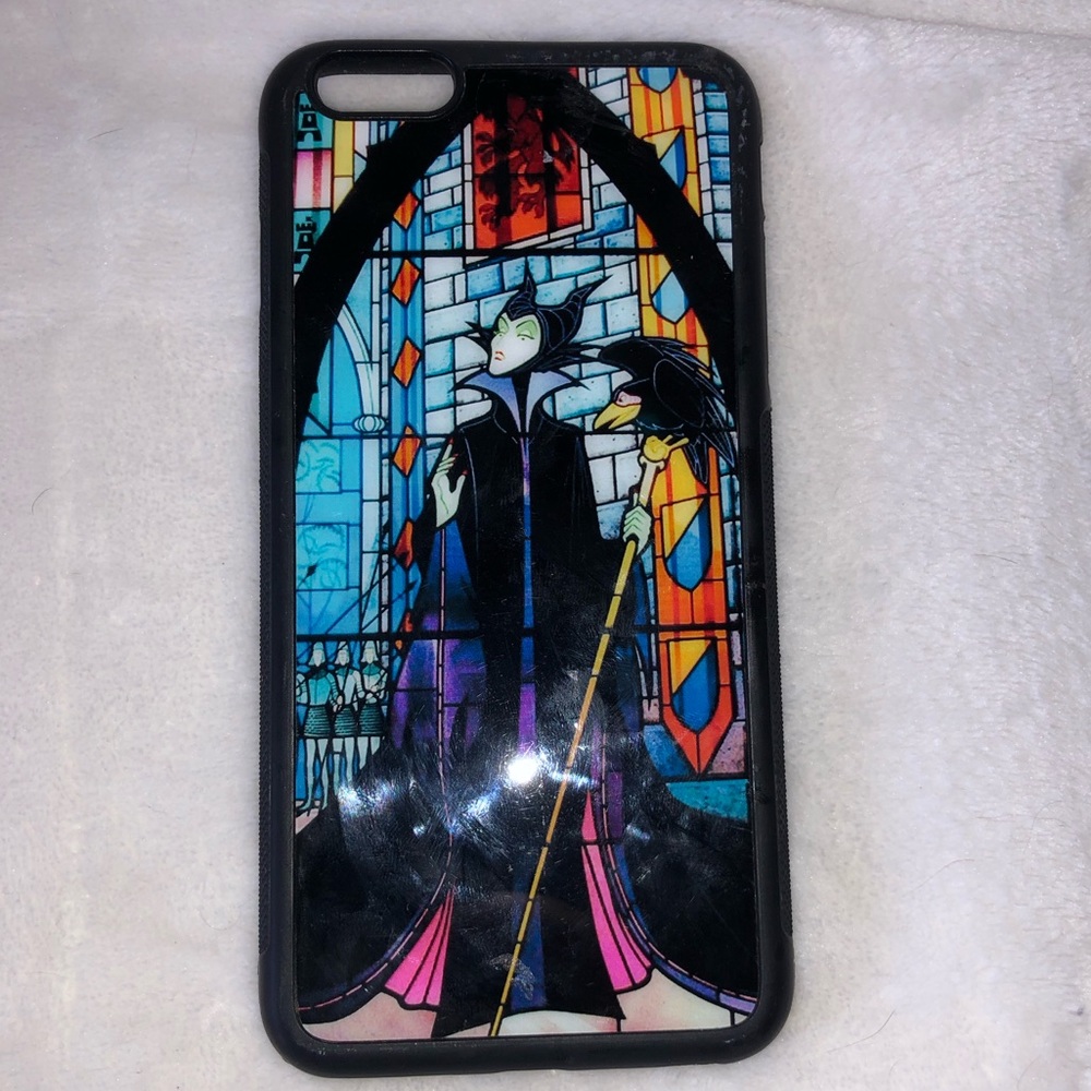 🖤 Maleficent stained glass iPhone case Disney